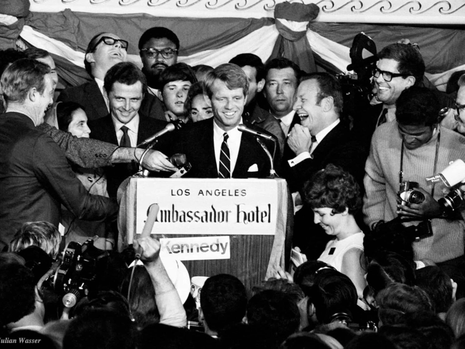 Julian_Wasser_Robert_F_Kennedy_Ambasador_Hotel_June_1968_Hilton_Asmus_Contemporary