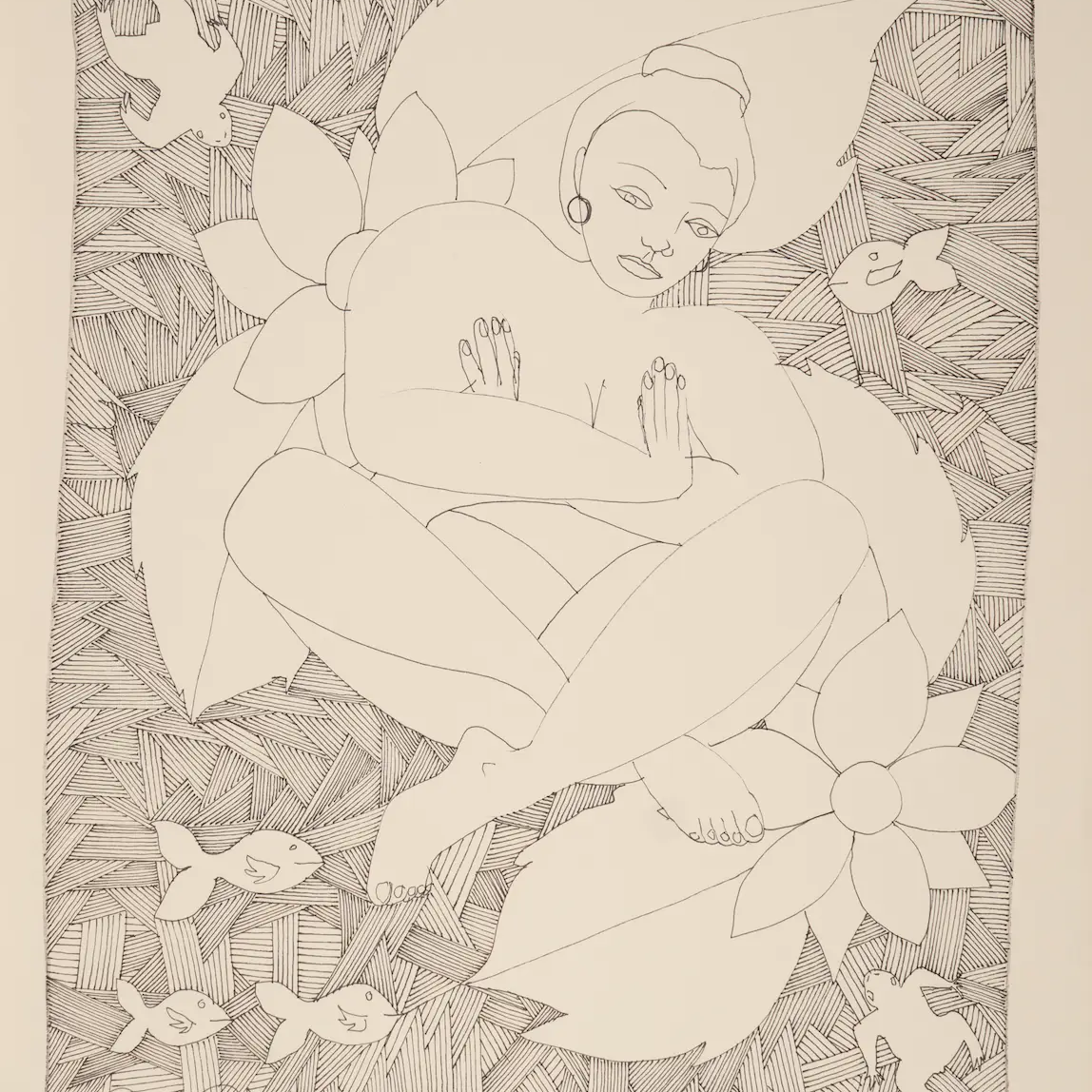 Kuan Yin Series (on lotus)