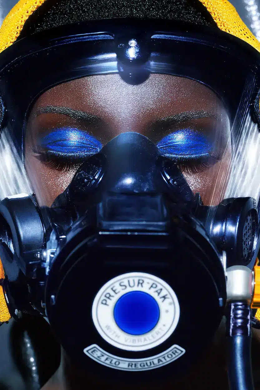 The Gasmask - Hilton Contemporary - Markus Klinko