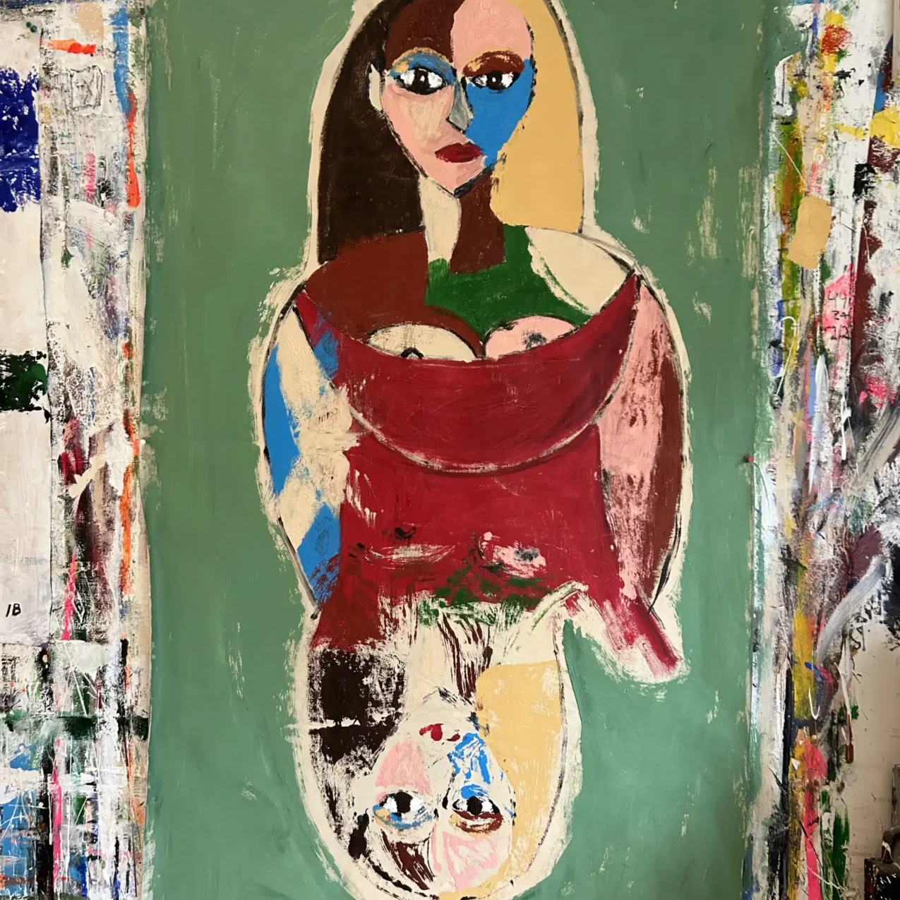 Mirror Image Brunette-Blonde