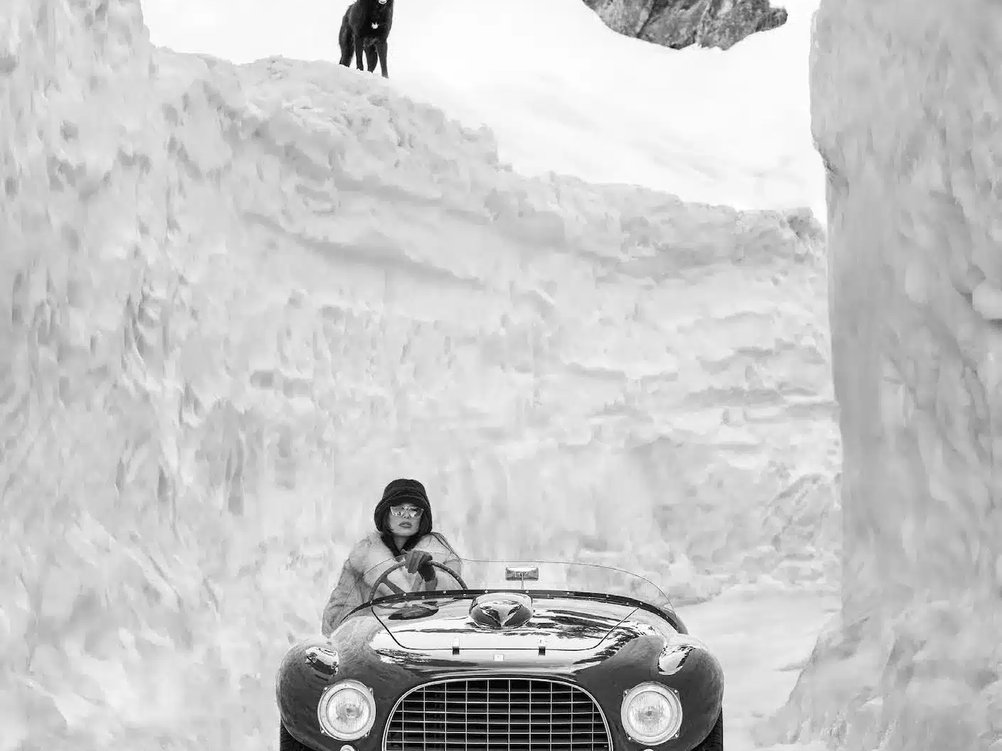 Rear View Mirror B&W