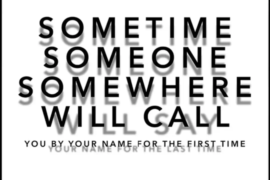 Life by Henrik Abedian - Sometime Someone Somewhere Will Call, 2023