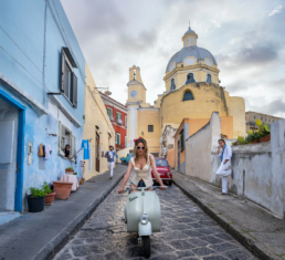 The Girl on the Vespa Colour