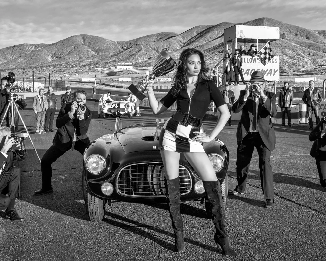 Ford Vs Ferrari (B&W)