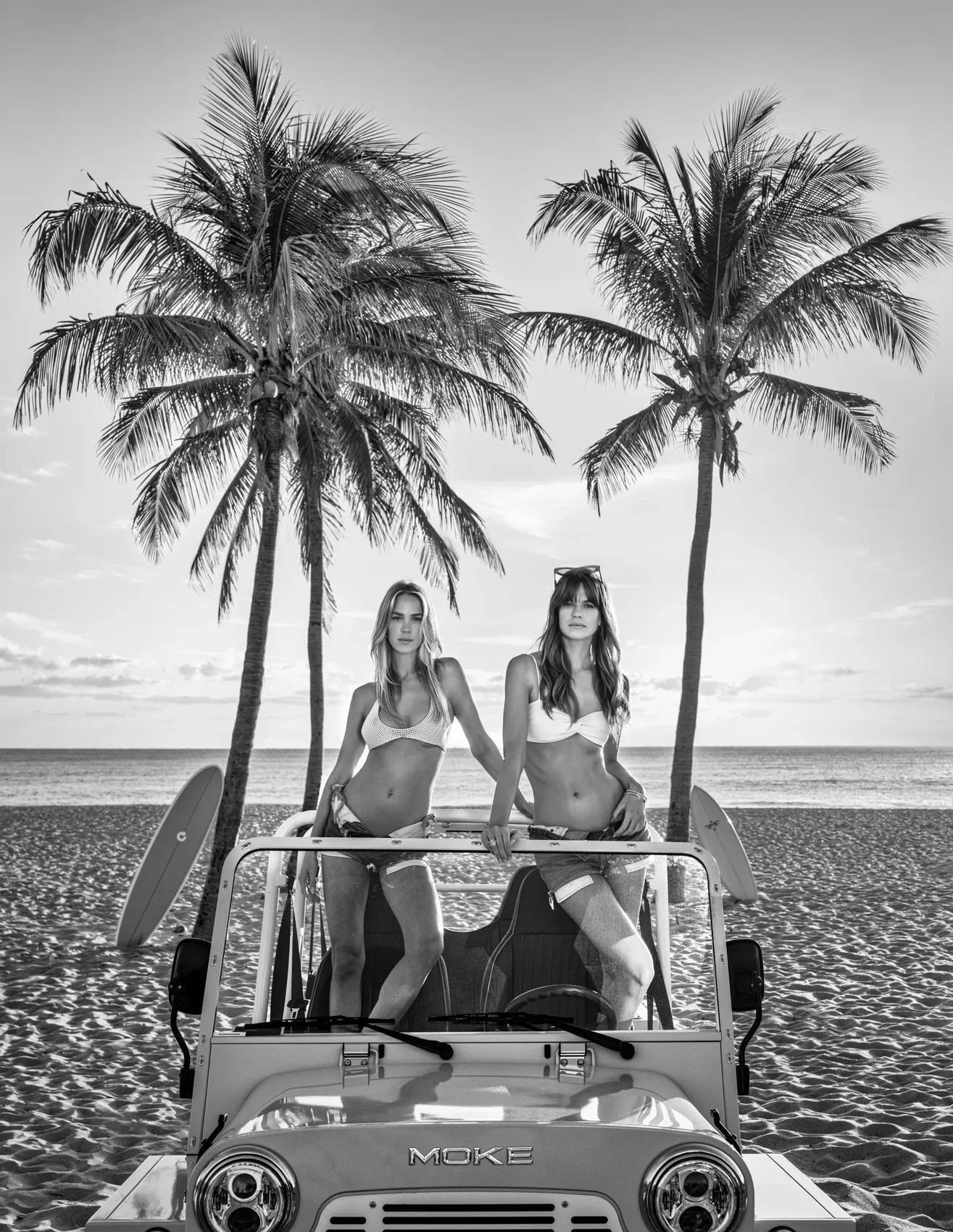 Palm Beach Girls (B&W)
