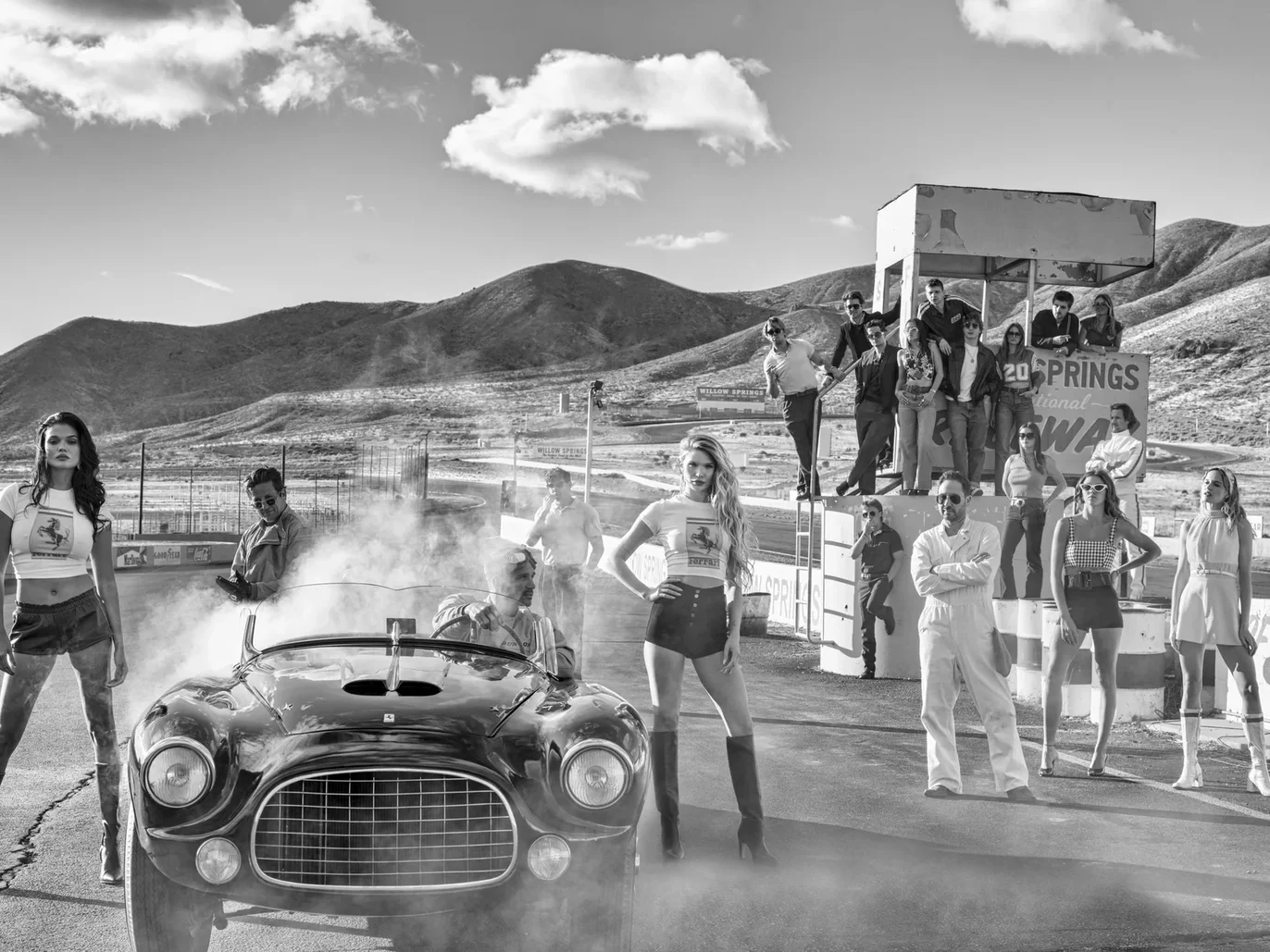 The Ferrari Kids (B&W)