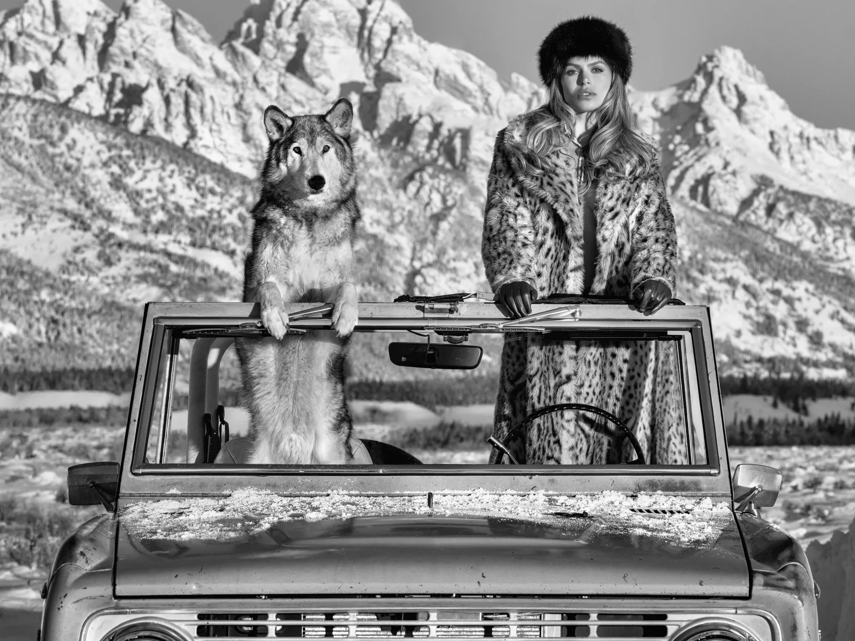 The Grand Tetons (B&W)