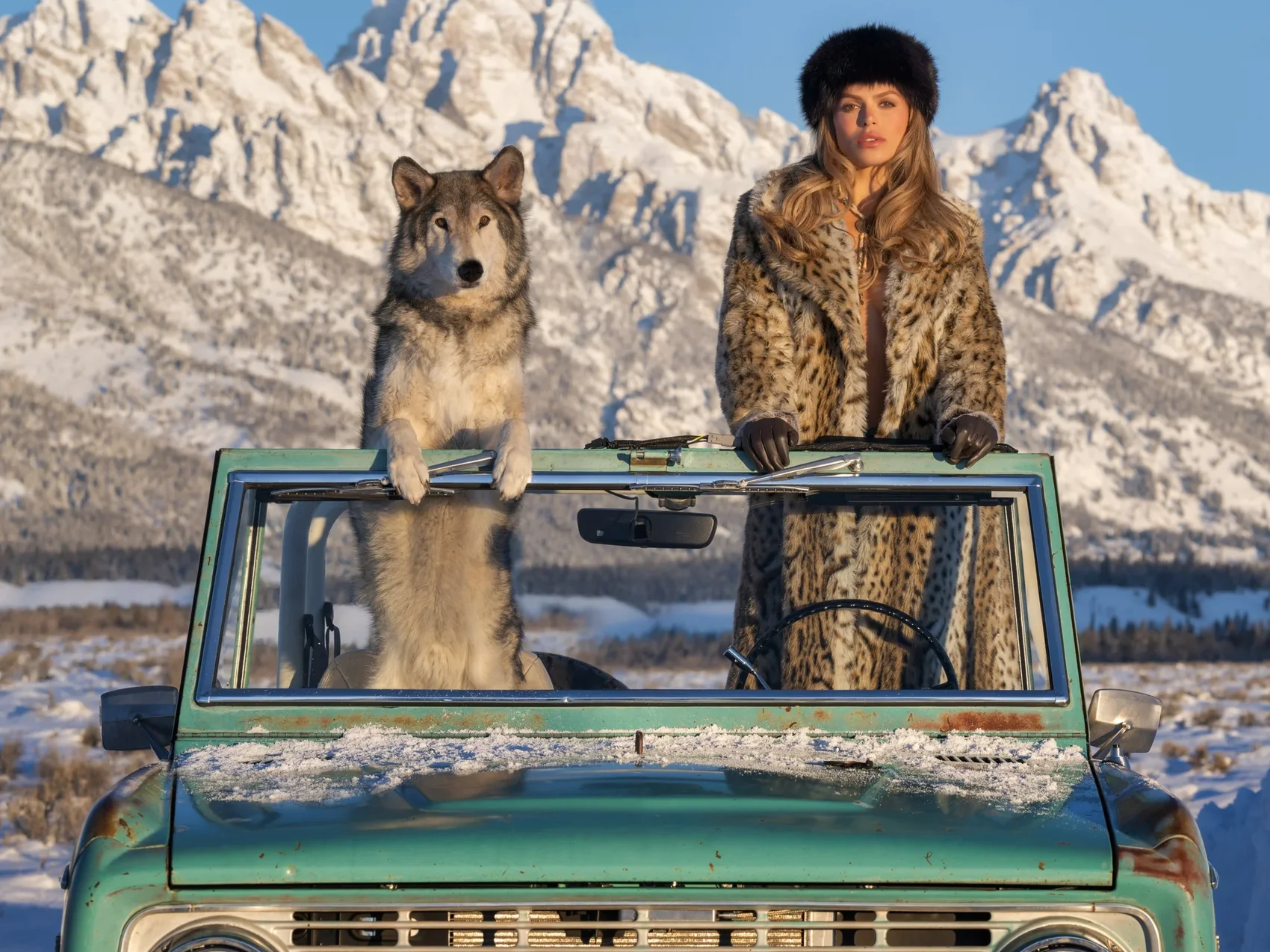 The Grand Tetons (Colour)