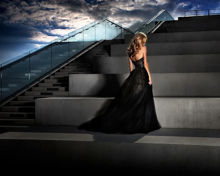 Girl in the Black Dress