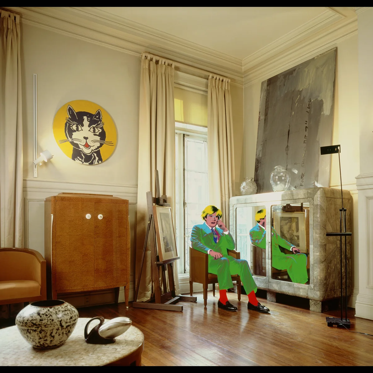 Andy Warhol's Living Room - Green | David Gamble | Hilton Contemporary