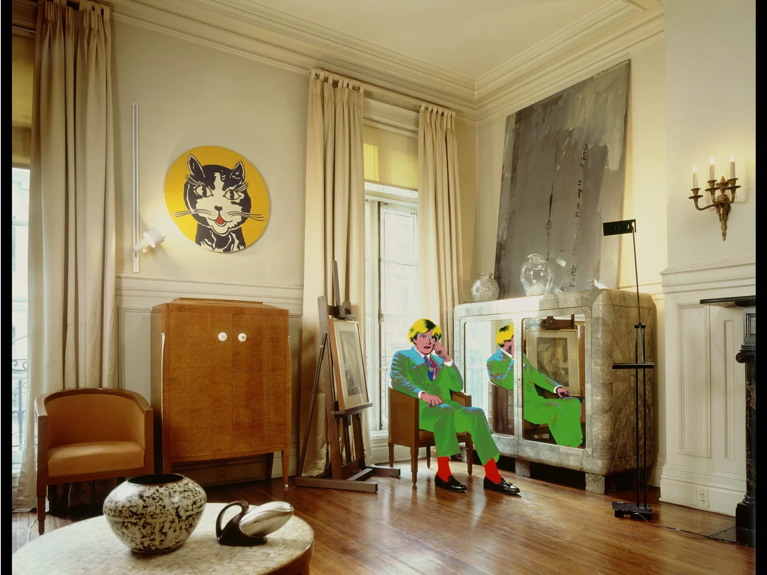 Andy Warhol's Living Room - Green | David Gamble | Hilton Contemporary