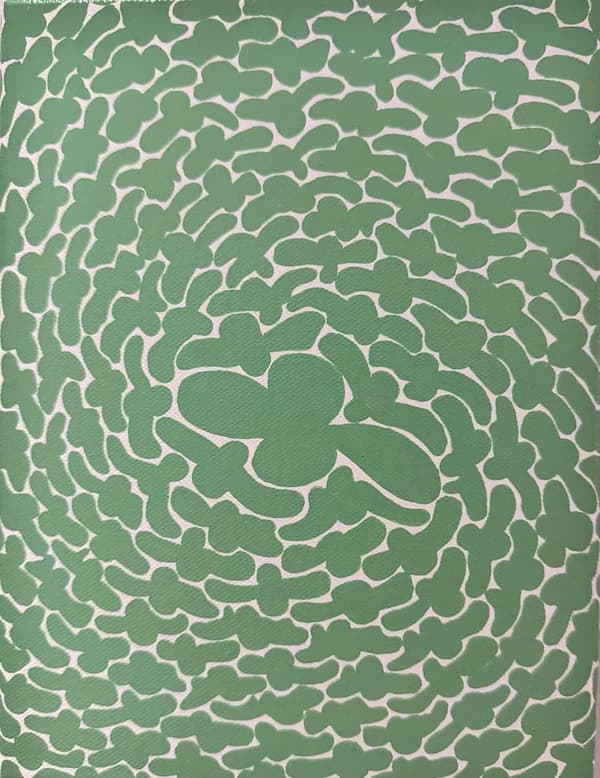 Green Four Leaf Clovers