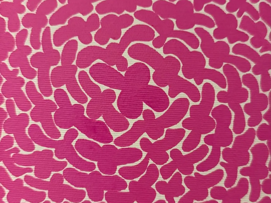 Magenta Four Leaf Clovers | Marie Piselli | Hilton Contemporary