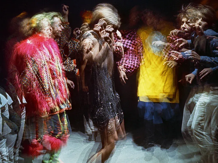 Hollywood Acid Test dancers photographed by Lawrence Schiller in 1966