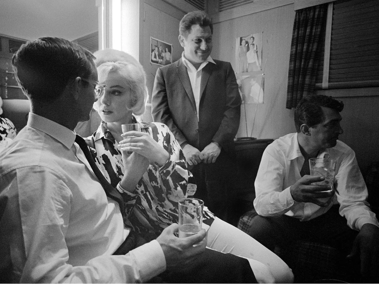 Marilyn Monroe celebrating her 36th birthday with cast members during the filming of Something’s Got to Give, 1962