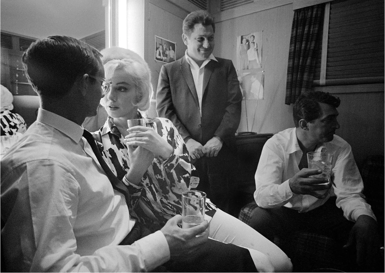 Marilyn Monroe celebrating her 36th birthday with cast members during the filming of Something’s Got to Give, 1962