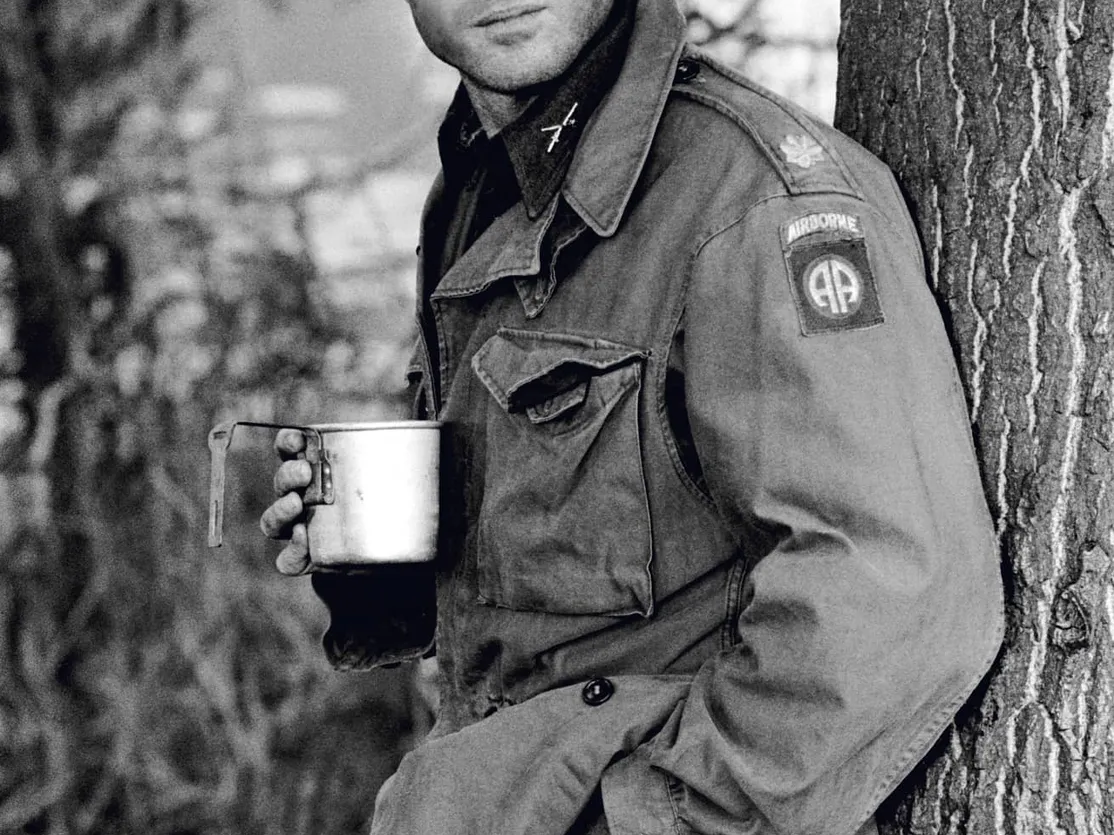 Robert Redford on the set of A Bridge Too Far, photographed by Terry O’Neill, 1977