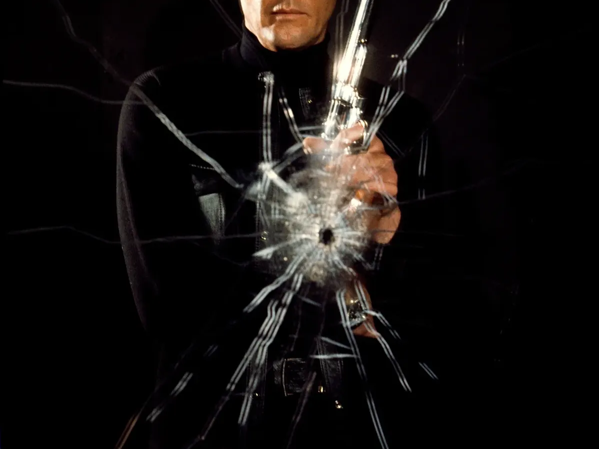 Roger Moore as James Bond, photographed by Terry O’Neill, 1973