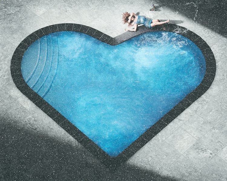 Splashing Heart (Diamond Dust)