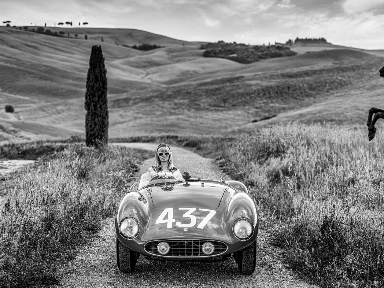 A representation of the photograph The Prancing Horse by fine art photographer David Yarrow. Available in Colour and Black & White.