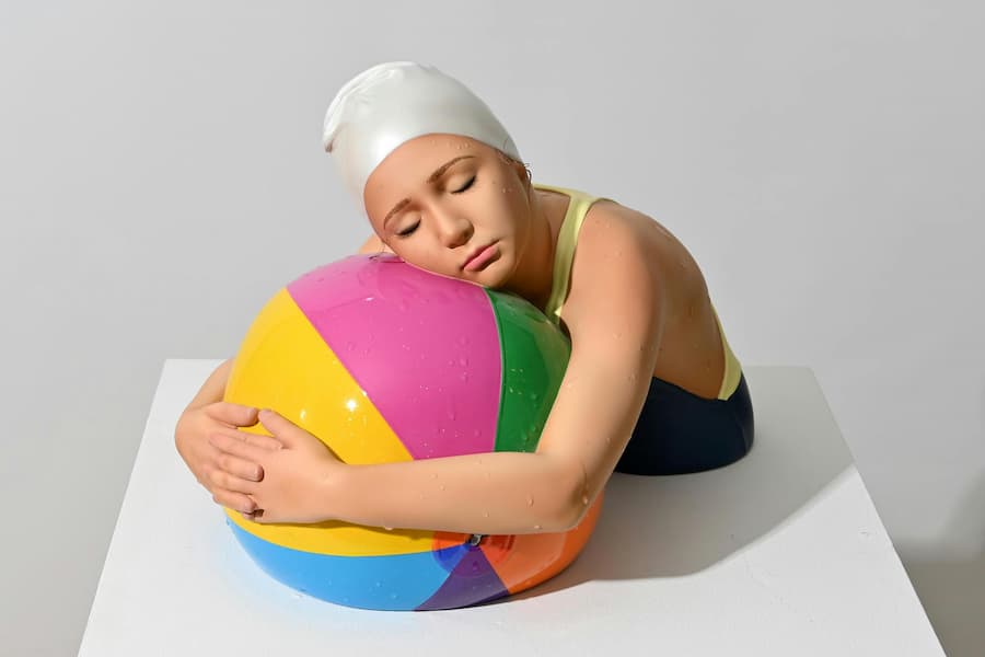 Miniature Brooke with Beach Ball