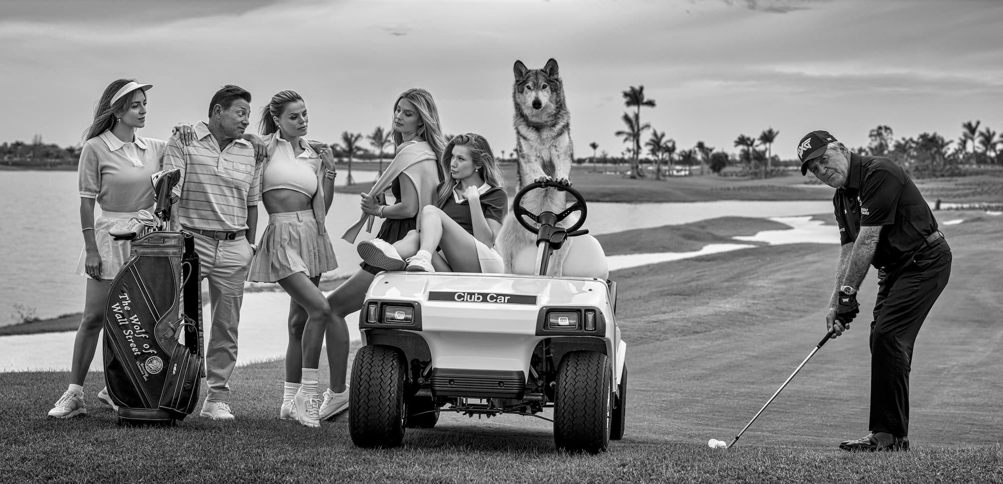 "Age is Just a Number" by David Yarrow, West Palm Beach, Florida, 2025. Black and white photograph.