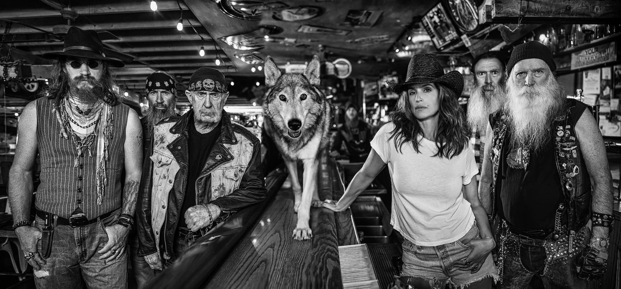 "Breaking Bad" by David Yarrow, Joshua Tree, California, 2023. Black and white photograph.