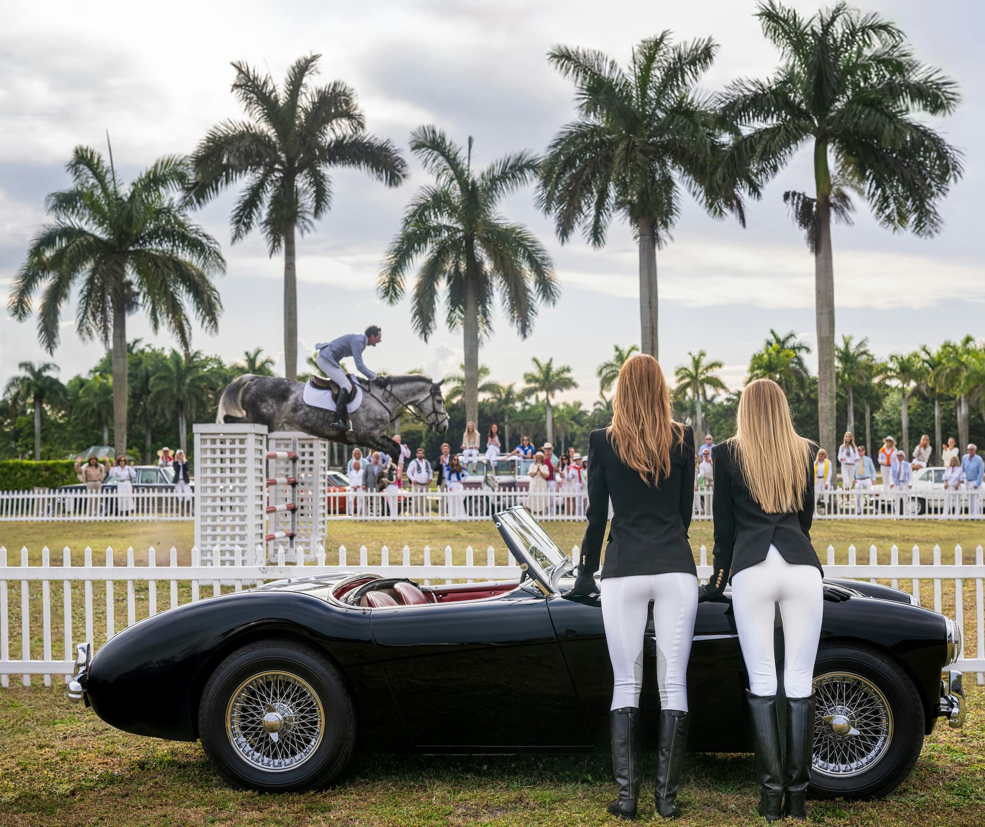 "Riders" by David Yarrow, Wellington, Florida, 2025. Colour photograph.