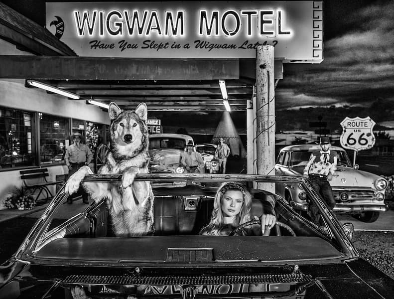 Route 66 (B&W)