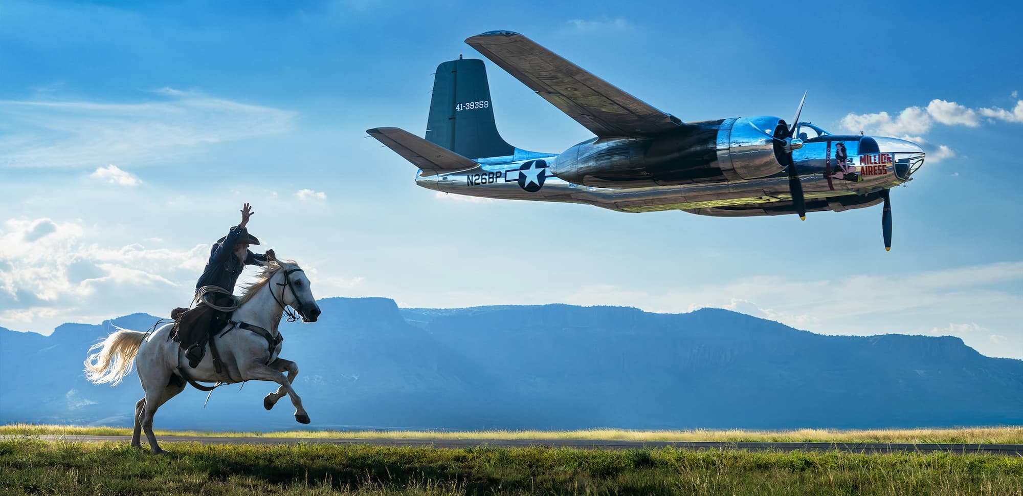 "Sinclair Oil" by David Yarrow, Alpine, Texas, 2025. Colour photograph.