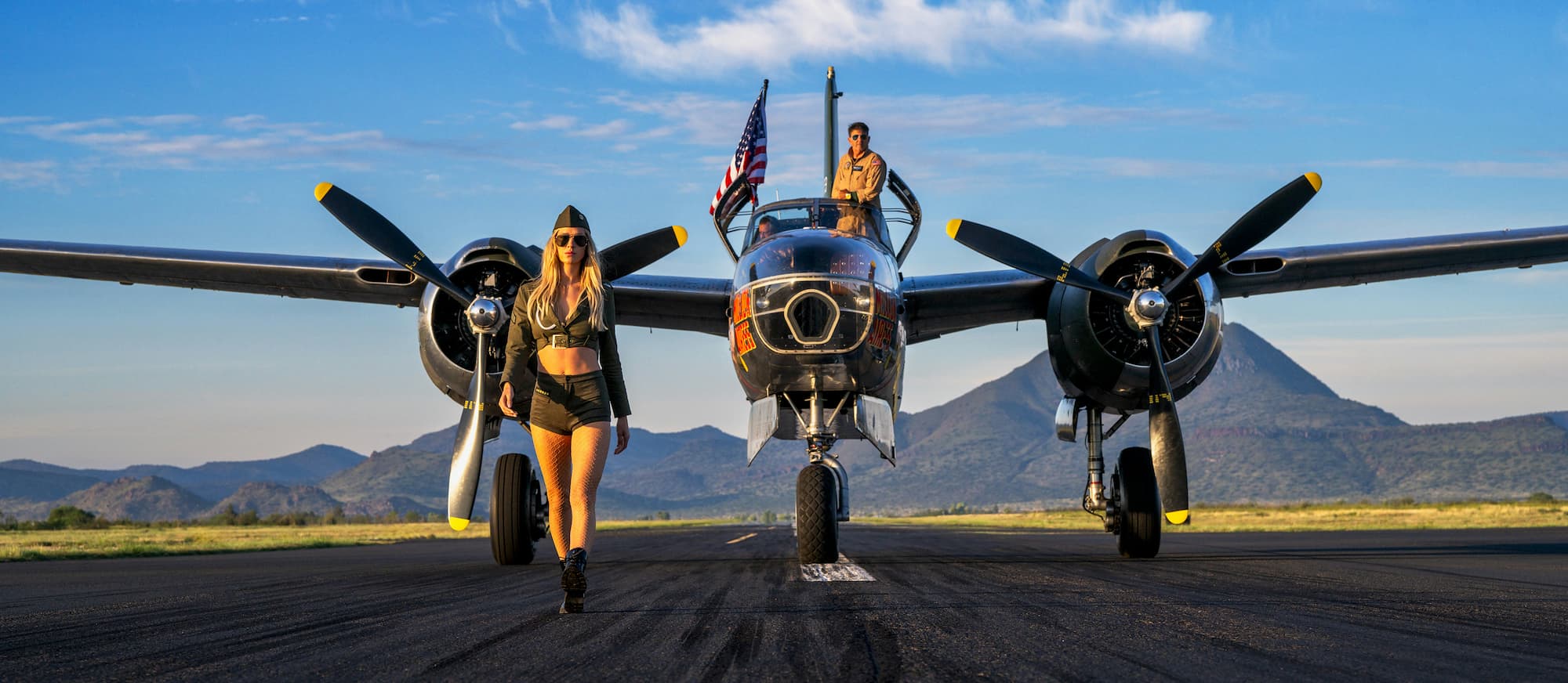 "Take My Breath Away" by David Yarrow, West Texas, Texas, 2025. Colour photograph.