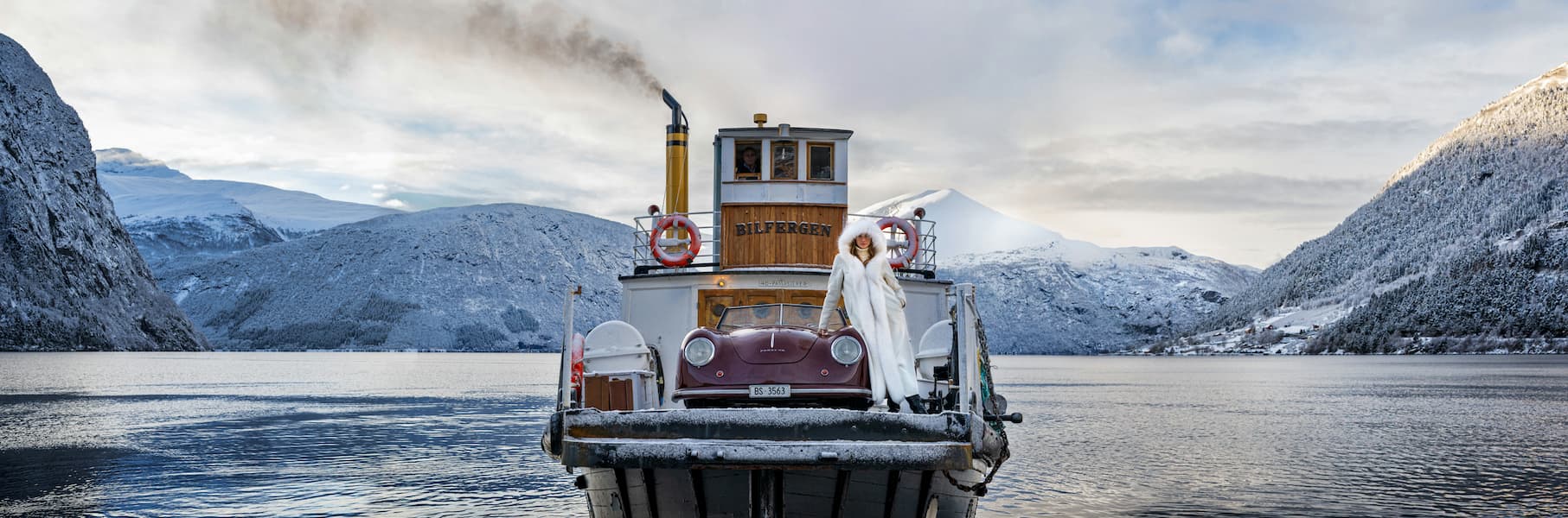 The Girl on the Ferry (Colour)