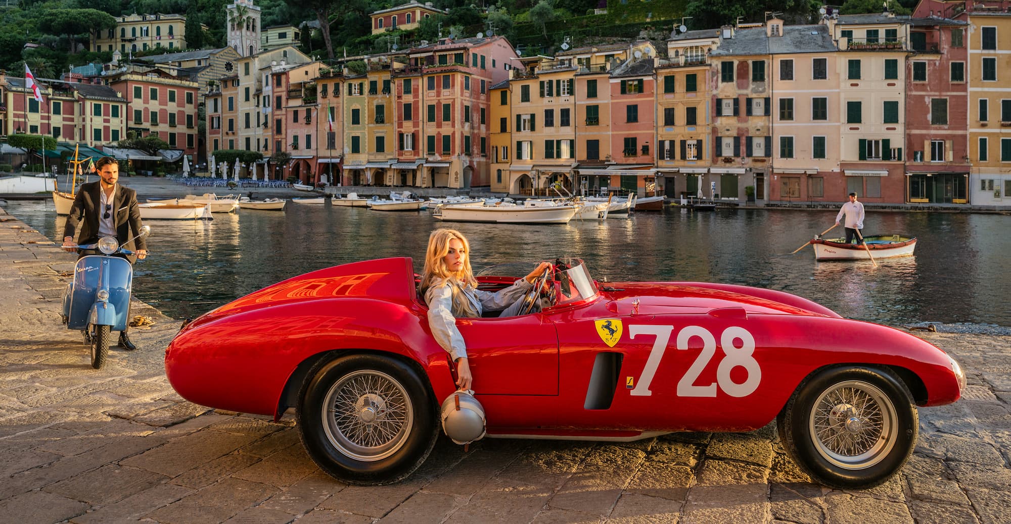 "The Italians" by David Yarrow, Portofino, Italy, 2026. Colour photograph.