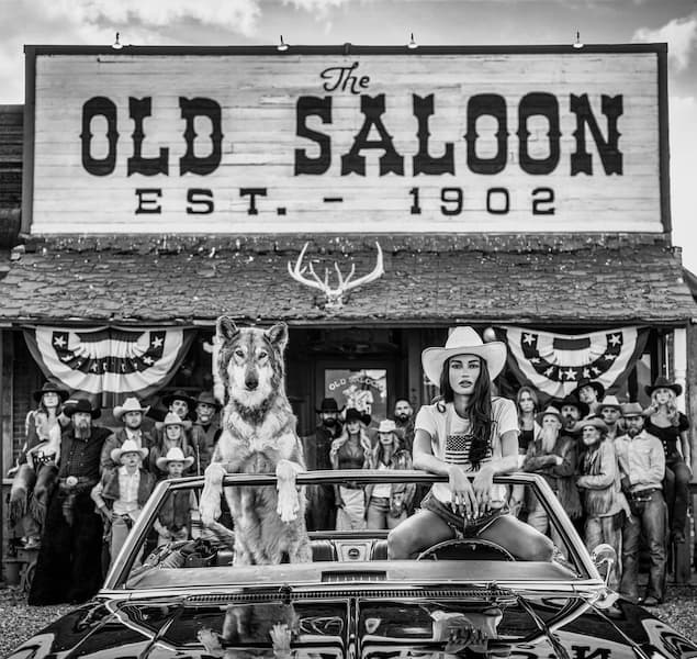 The Old Saloon (B&W)