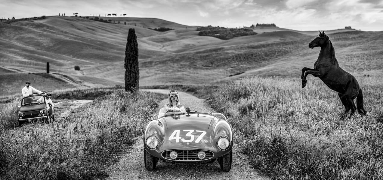 The Prancing Horse (B&W)