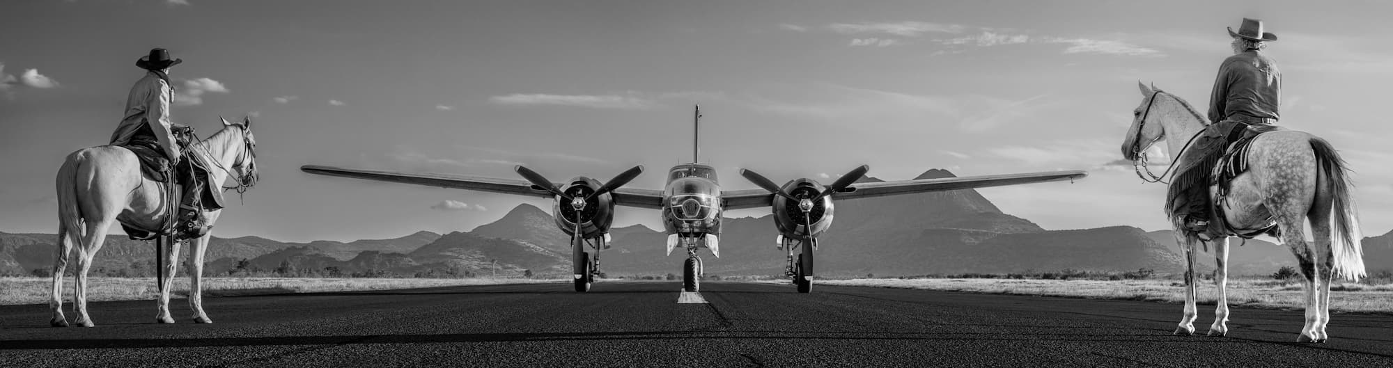 Welcome To Texas (B&W)