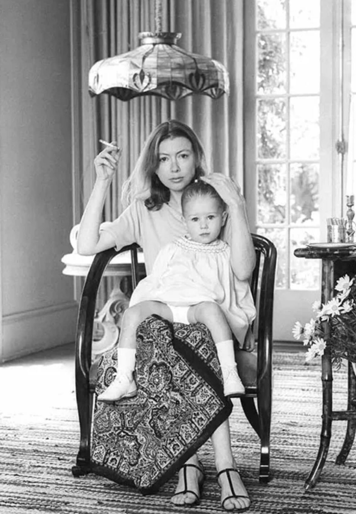 Joan Didion and daugther Quintana Roo Photo: Julian Wasser