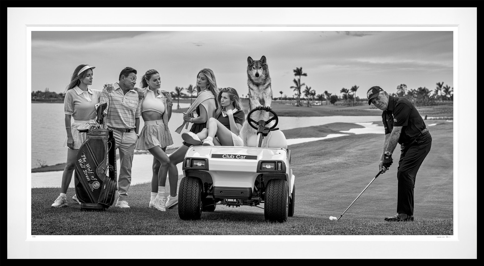 Age is Just a Number (B&W) framed, 65" x 118" (Large)
