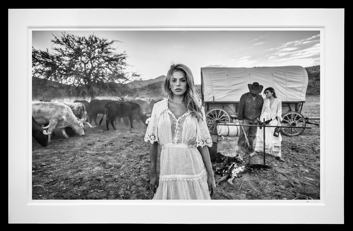 All My Ex’s Live in Texas framed, 71" x 101" (Large)