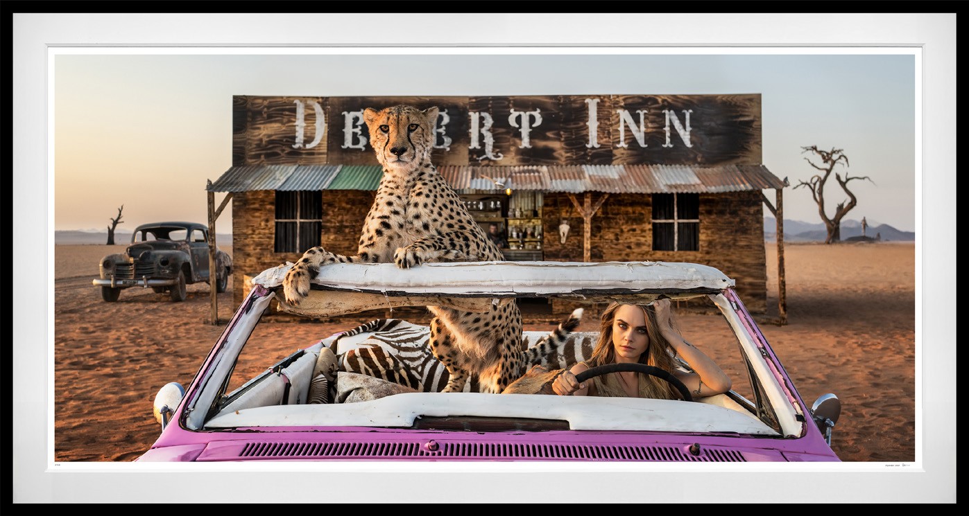 Bad Asses II (Colour) framed, 64" x 118" (Large)