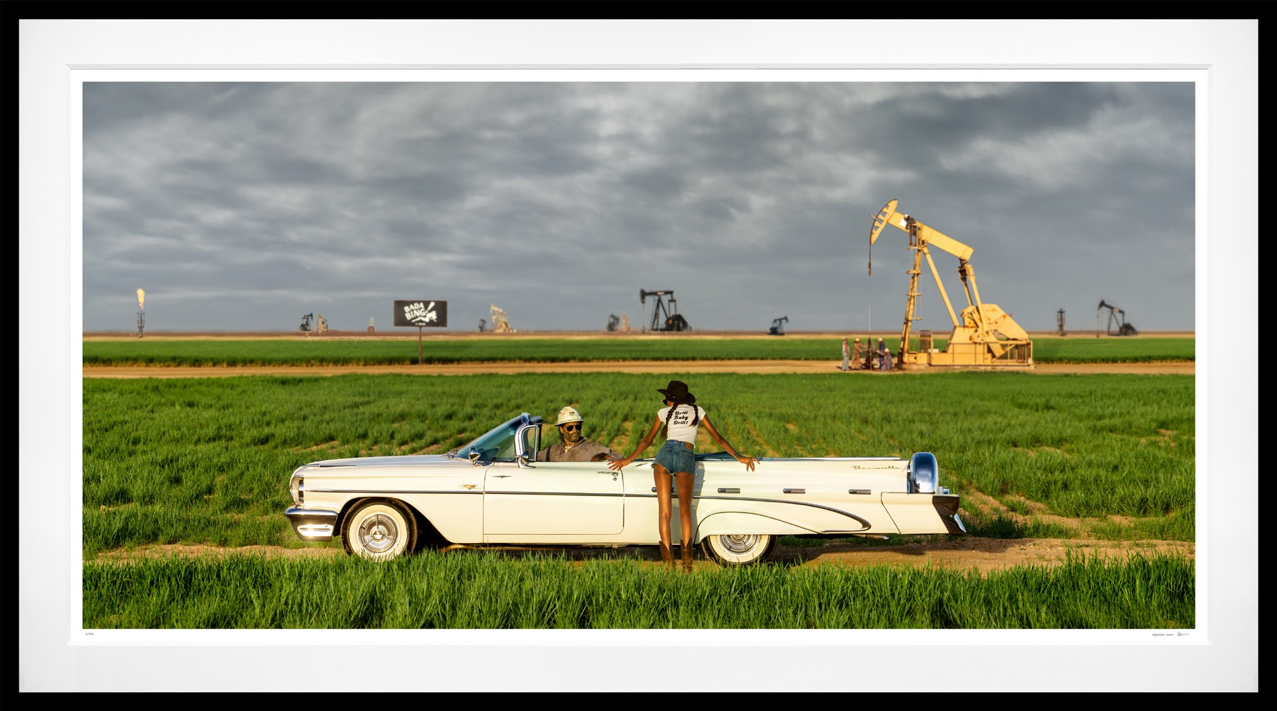 Bada Bing (Colour) framed, 66" x 118" (Large)