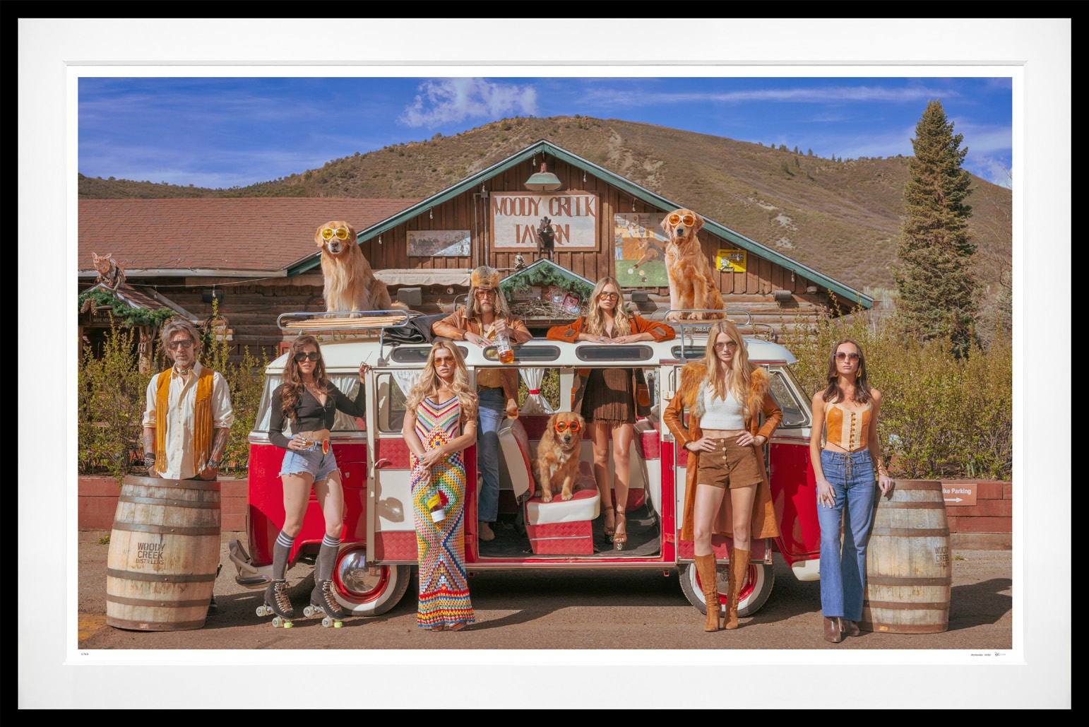 Bohemian Rhapsody (Colour) framed, 71" x 107" (Large)