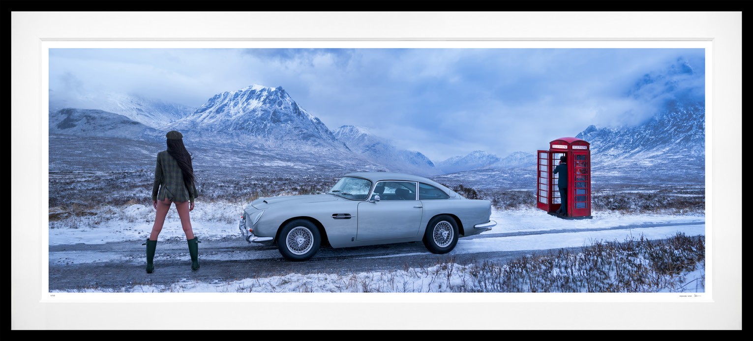 Bond (Colour) framed, 53" x 117" (Large)