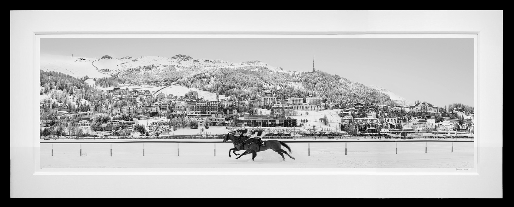 Dancing on Ice framed, 46" x 118" (Large)