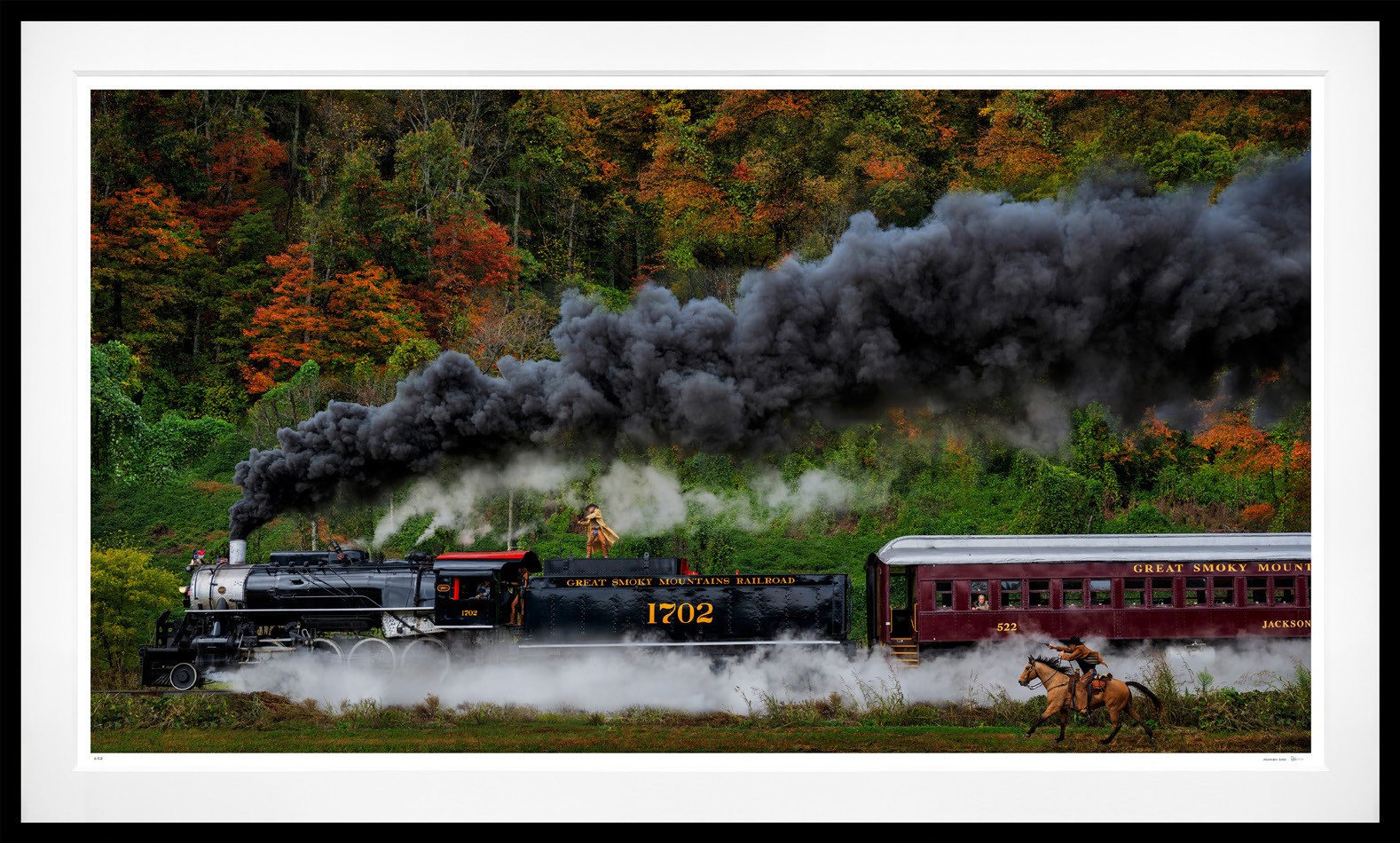 Daylight Robbery (Colour) framed, 71" x 118" (Large)