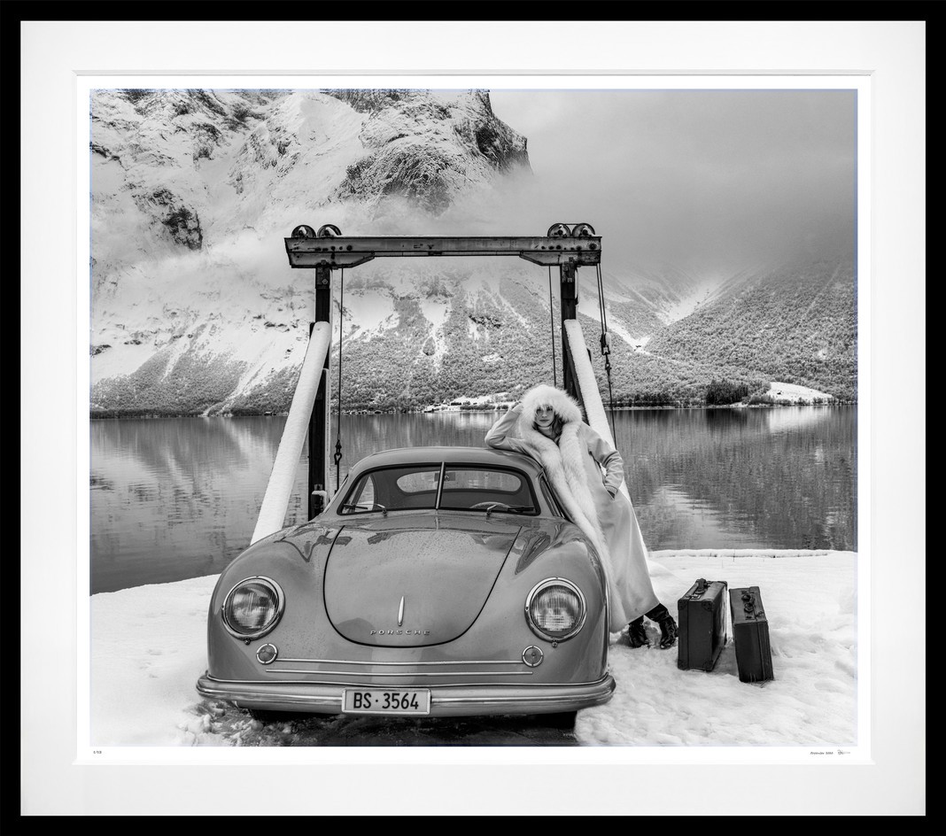 Don’t Pay the Ferryman (B&W) framed, 71" x 81" (Large)