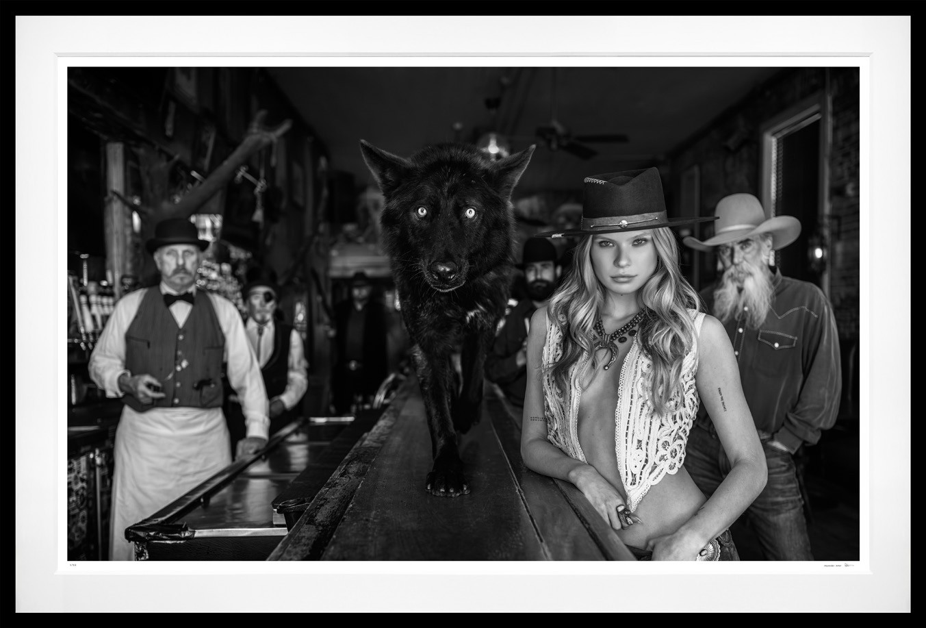 El Rancho framed, 71" x 105" (Large)