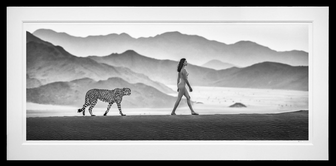 Eternity (B&W) framed, 57" x 118" (Large)