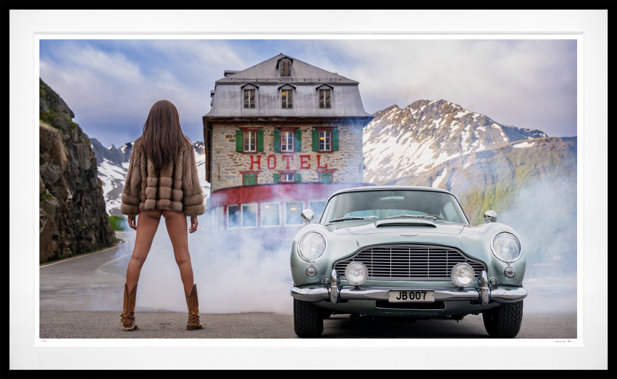 Hotel Bond (Colour) framed, 71" x 116" (Large)