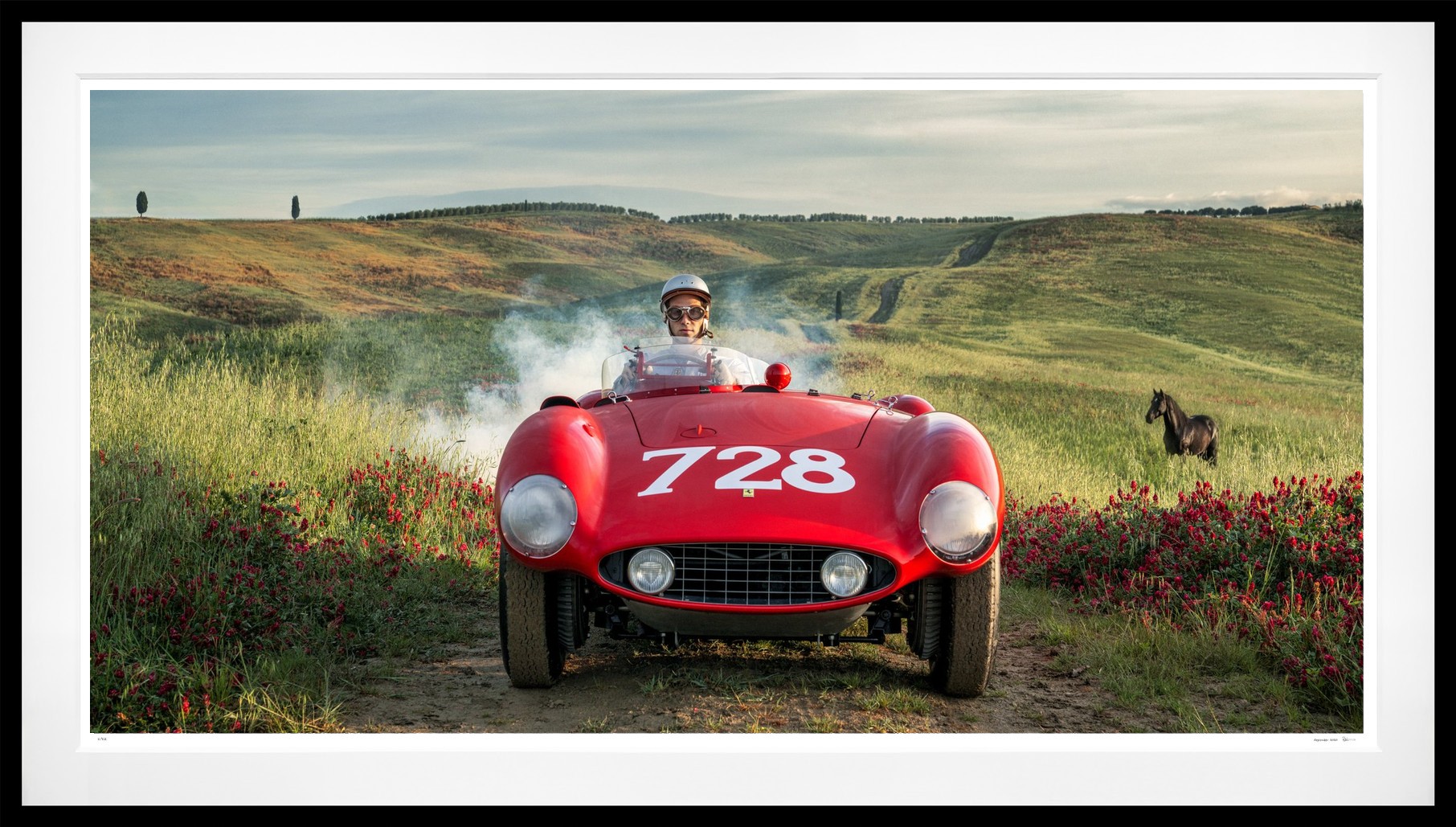 Italia (Colour) framed, 67" x 118" (Large)